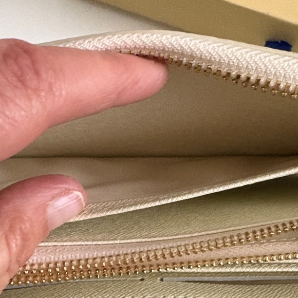 Louis Vuitton LV Gray White Damier Azur Zippy Wallet Looks New M60017 Giftable - Picture 10 of 14